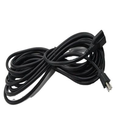 China Industrial Indoor/Outdoor Listed Waterproof Power Extension Cord, 16 A.W.G. Heavy Duty AC SJTW Electrical Extension Cable, Black for sale