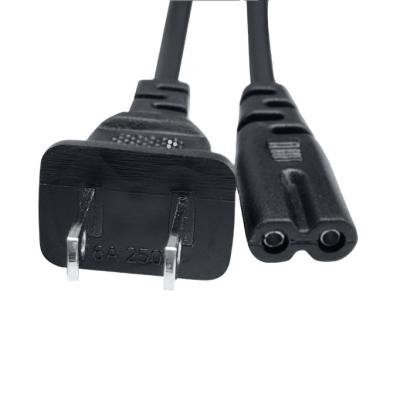 China Underground US AC power cord replacement for 2 pin splay-tail AC power adapter cable, TV use. Monitors, adapters, computers, etc. for sale