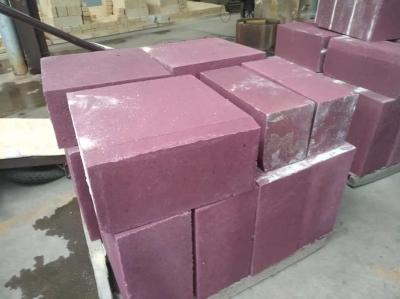 China Sintered Alumina Chrome Brick Good Refractoriness Degree Used In Volatile Kiln for sale