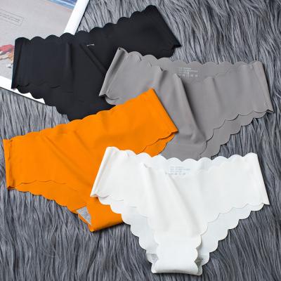 China Wholesale Hot Breathable Invisible Underwear Women Seamless Stretch Bikini Panties Women's No Show Panties for sale