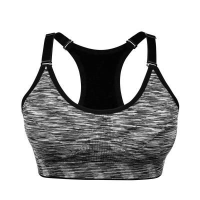 China Breathable Wireless High-impact Wireless Quick-Drying Running Underwear Sports Seamless Bra Training Underwear for sale