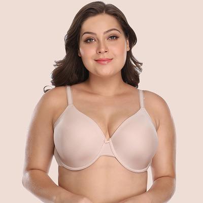 China QUICK DRY Classic Shiny Full Cup Thin Section Steel Underwire Lift Up Bra Plus Size for sale