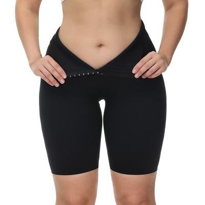 China QUICK DRY plus size yoga pants breasted sweat leggings ladies sports pants fitness waist five point shorts for sale