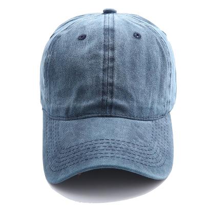 China Wholesale Cheap Empty 6-Panel Hat Women Distressed Embroidery 100% Cotton Baseball Cap Custom 6 Panel Plain Logo Man Vintage Sport Cap for sale