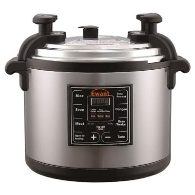 China Commercial Ewant 17 Large Capacity 21 26 35 40L Commercial Non-Sticktick Electric Pressure Cooker for sale