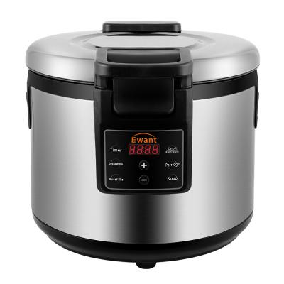 China Large Capacity Commercial High Quality Multicooker Stainless Steel 19L Digital Electric Rice Cooker for sale