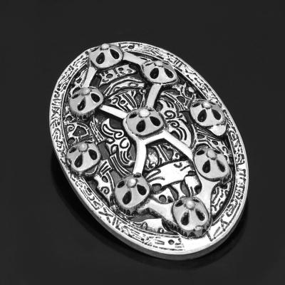 China Stainless Steel Talisman Dragon Brooch Jewelry Viking Brooch Sweden Scandinavian Fibula for sale