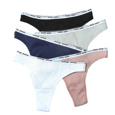 China Antibacterial Women's Cotton Panties String Underwear Women Briefs Sexy Lingerie Pants Suggest Ladies Letter Low Rise Panties à venda