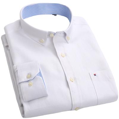 China Latest Designs Mens Breathable Wholesale Cotton Polyester Long Sleeve Casual Shirt en venta