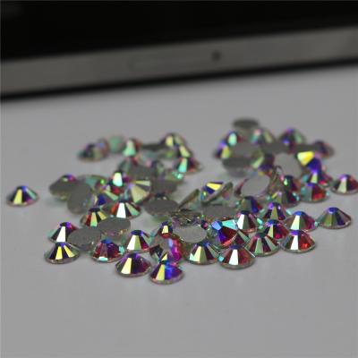 China Flatback nail art ss50 good quality same luminous crystal stones for shoes for sale