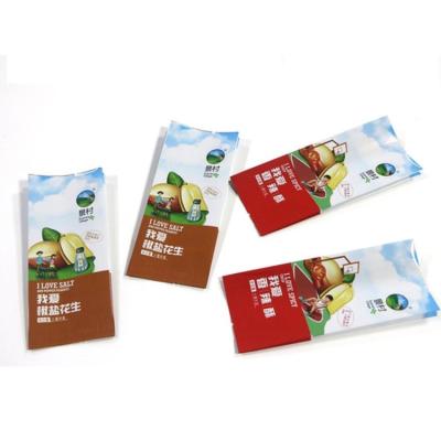 China Tear Notch China Manufacturer Sealable Plastic Stand Ziplock Peanut Dried Food Packaging Stand Up Pouch for sale