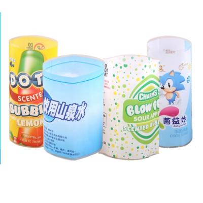 China Beverage Factory Supply Unique Packaging Labels Heat Wrap Plastic Paper Shrink Wrap Bottle Labels for sale