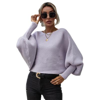 China Fashion New Women Loose Breathable Pure Color Ladies Thick Sweater Top For Ladies for sale