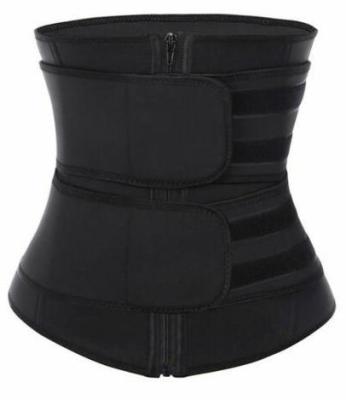 China Breathable Double-Belt Waist Trainer Steel-bonded Neoprene Shaping Belly Corset Body Shapewear For Women Slim for sale