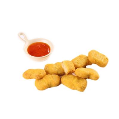 China Reasonable Price Non-GMO Soy Vegan Natural Food Snacks Factory Based Chicken Nugget for sale