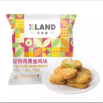 China Low-CARB Plant Based Veggie Meatless Spicy Chicken Nuggets with Non-GMO Soy for sale