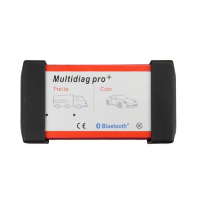 China New Design Bluetooth Multidiag Pro+ V2014.02 for Cars / Trucks And OBD2 With Plastic Box for sale