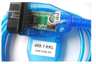 China VAG-COM OBDII 409.1 USB Auto Diagnostic Cable For Volkswagen for sale