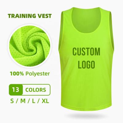 China Shirts & Tops Wholesale High Quality 100% Mesh Polyester Quick-Drying Football Sports Scrum Team Soccer Bibs Forming Vests for sale