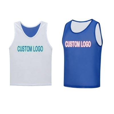 China Shirts & Tops Factory Direct Selling Reversible Football Numbered Sports Bibs Football Training Aprons for sale