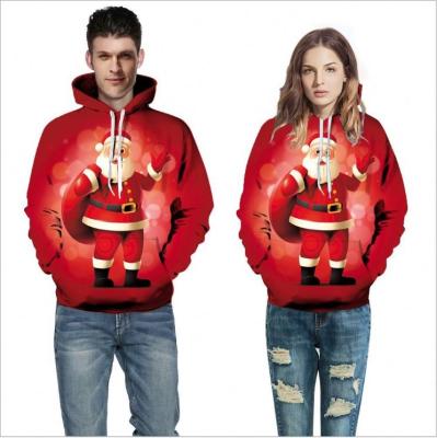 China Viable Wholesale High Quality Men And Women Hoodies Christmas 3D Printed Christmas Hoodies - Sublimation Product for sale