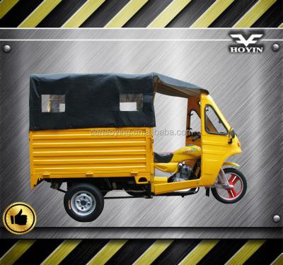 China New Design Yellow Passenger Tricycles Ride On The Ground With Cabin For Sale for sale