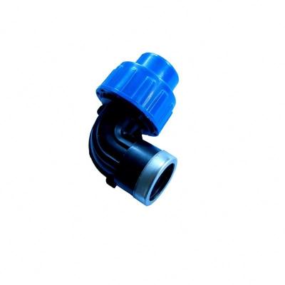 China from Blue Equal Compression Fittings Female Elbow Manufacturer Directly PP for sale