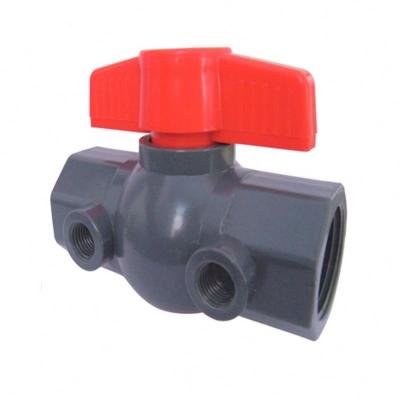 China General PVC Fertilizeration Ball Valve For Farm Irrigation System for sale