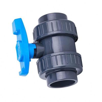 China General China Suppliers High Quality Agriculture Irrigation System PVC Plastic Compact Ball Valve For Wholesale for sale