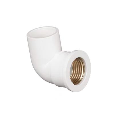 China Hot Water CPVC ASTM2846 Male Elbow With Brass For Digging And Hot Water 90 Degree for sale