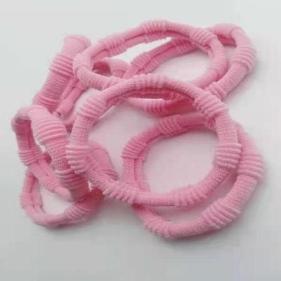 China 2021 Hot Super Smart Casual Children's Hair Accessories Circle Toddler Hair Band Solid Color Elastic Hair Ties Basic Girl Lady for sale