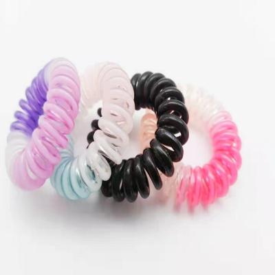 China 2021 Most Popular Gradient Phone Line Smart Casual European-American Wind Durable Hair Band Daily Life Goods Hair Band for sale