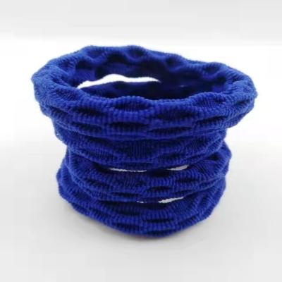 China Hip Hop Manufacturers Direct Selling Thick Durable Sewing High Rope Ring Towel Jacquard Stretch Hair Band for sale