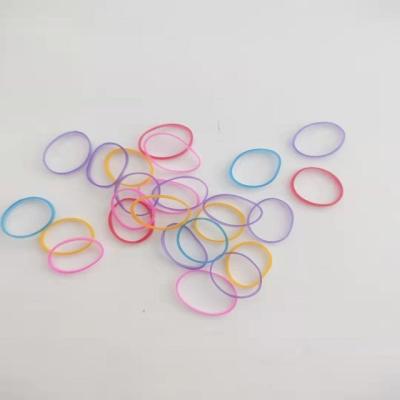 China Smart Casual Bag Disposable High Elastic Head Rope Elastic Band Color Rubber Band Does Not Hurt Children's Hair Band Hair for sale