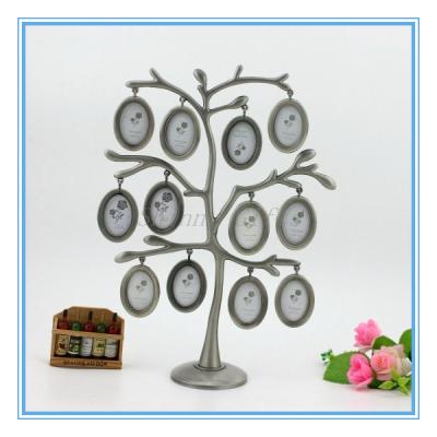 China Mini Metal Photo Frame 12pcs Set for Large Family Tree Photo Album for sale