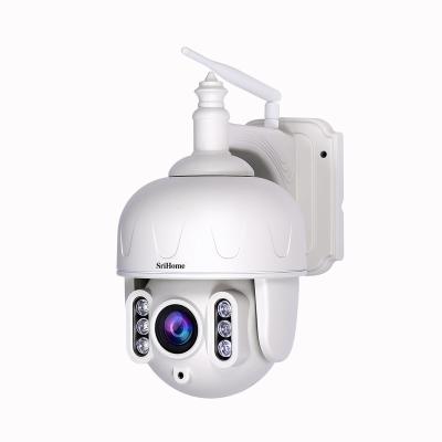 China Night Vision SriHome SH028 5x Zoom 2.5 Inch IP66 3MP Outdoor WiFi PTZ Network Camera 360 Optics Camera for sale