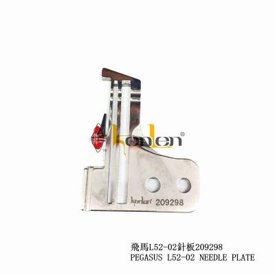 China Garment Shops KENLEN Brand Pegasus L52-02 BEST SELLING Industrial Needle Plate 209298 Sewing Machine Spare Parts for sale