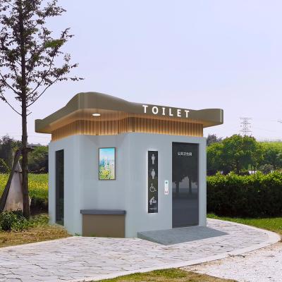 China Modern Total Solution For Modern Public Toilet Projects Automatic Mansion Portable Toilet for sale