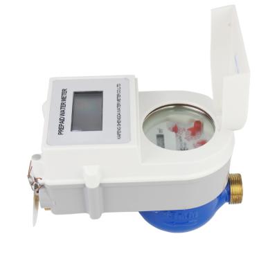 China Cheap Brass IC Card Intelligent Brass Water Meter System Prepaid Brass Water Meter for sale