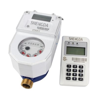 China Brass R160 smart electric mobile payment STS prepaid water meter with CIU for sale