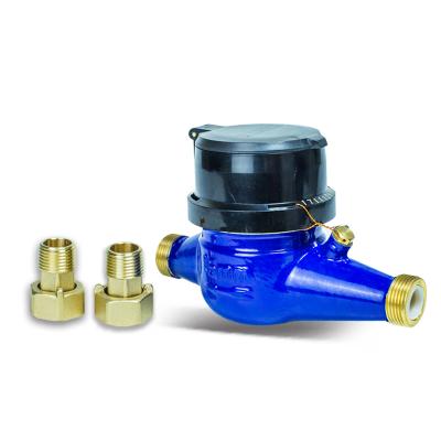 China Long Working Life 15mm LXSG-15E Mechanical Multi Small Jet Brass Water Meter for sale