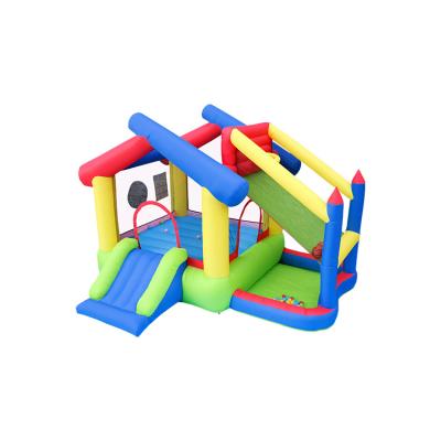 China Outdoor Sports China Manufacturer Plastic Balls Castle With Blower Commercial Inflatable Jumping Castle for sale