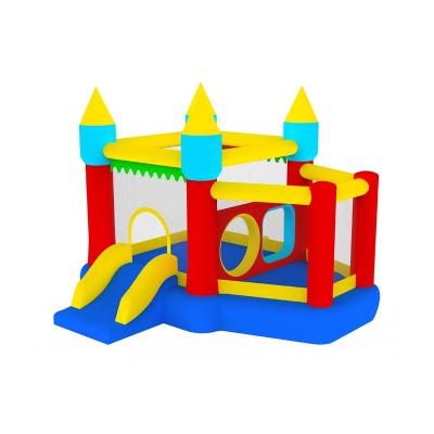 China Good Quality Promotional Custom Inflatable PVC Bounce House Outdoor Sports With Slide, Jumping Castle With Blower for sale