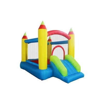 China Newest Fashion Outdoor Sports Bouncy Castle Inflatable Castle Slide With Blower for sale