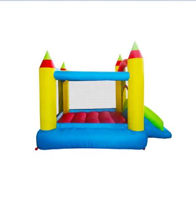 China Outdoor Sports Fashion Mini Bouncy Castle Inflatable Castle Slide With Blower Low Price for sale