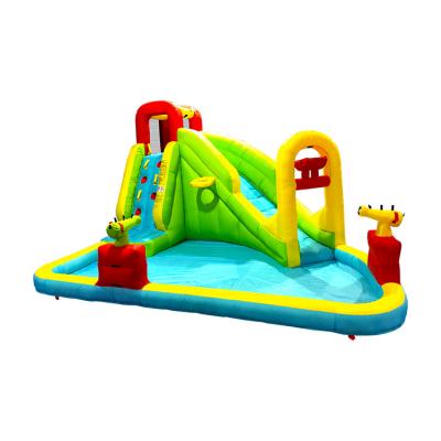 China Outdoor Sports Head Manufacturer Comercial Inflatable Castle Inflatable House Pool Castle for sale