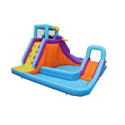 China Newest fashion outdoor outdoor water park amusement park bouncy castle with with water slide for sale