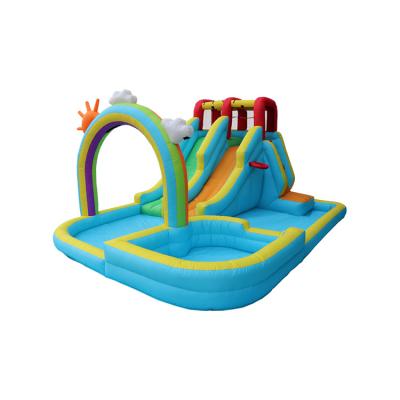 China High quality bouncy castle and outdoor sports slide with pump outdoor inflatable bouncy castle for sale