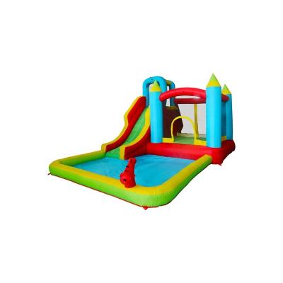 China Inflatable Trampoline Castle Outdoor Prices Manufacturer China Amusement Park Inflatable Obstacle Castle for sale