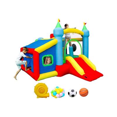 China Promotional Good Quality Large Outdoor Sports Custom Inflatable Combo Castle Giant Inflatable Bouncy Castle for sale